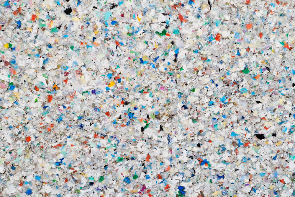 Close up of PE-Film